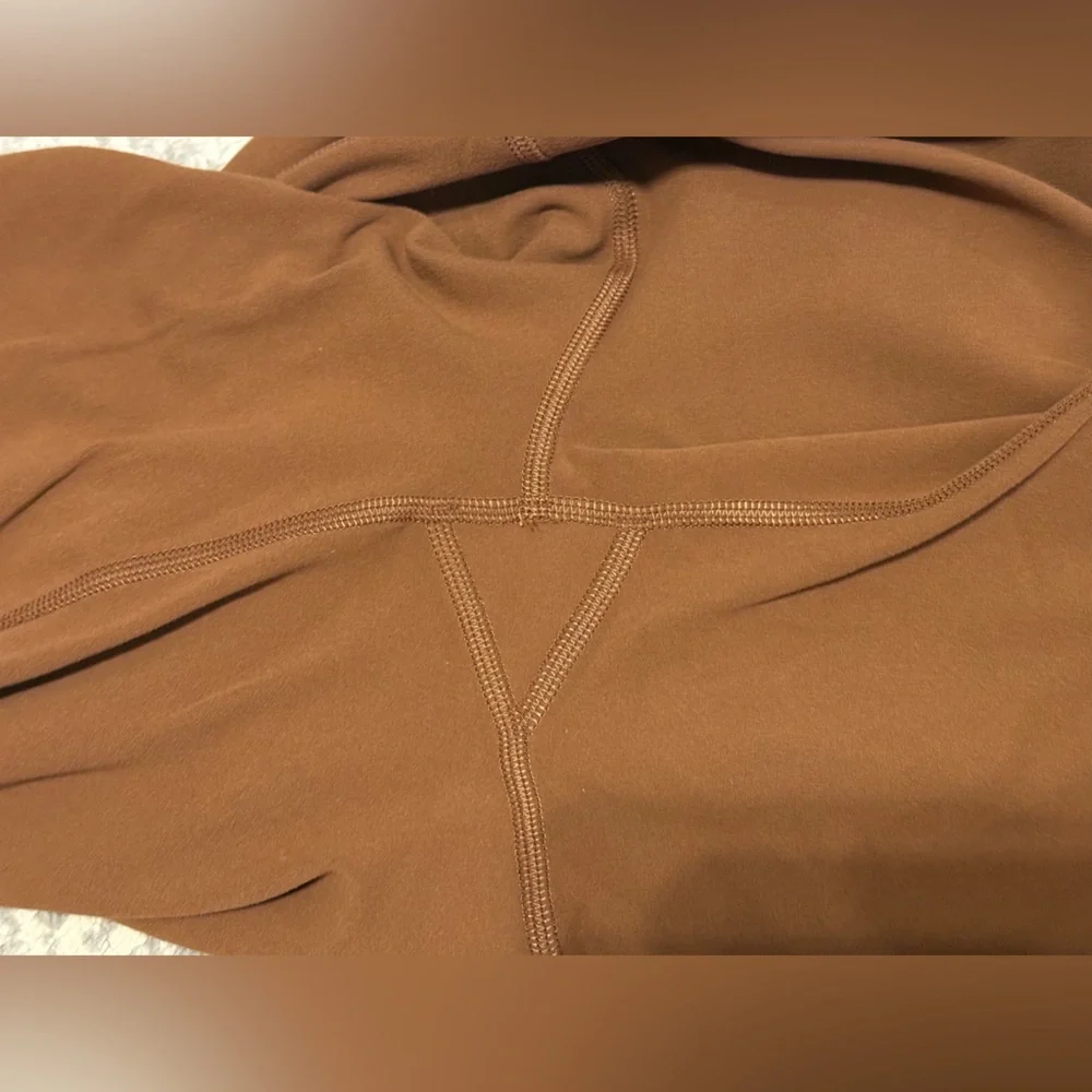 Lululemon Groove Super-High-Rise Flared Pant *Nulu Roasted Brown - Picture 13 of 14